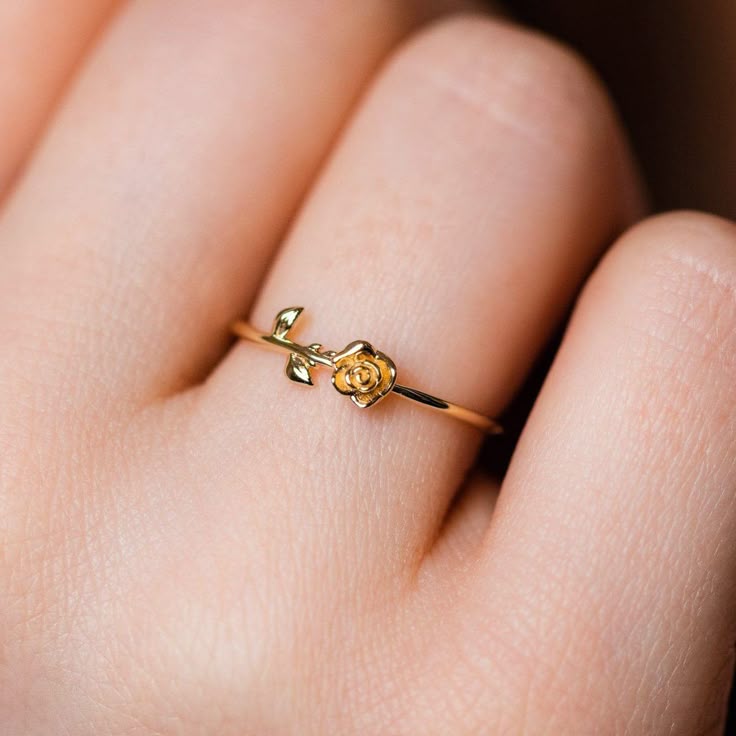 Eternal Bloom Ring • Sculpted Rose Romance