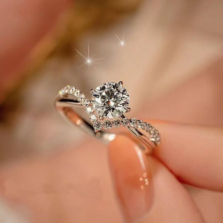 Eternal Light Solitaire • Platinum & Moissanite Ring