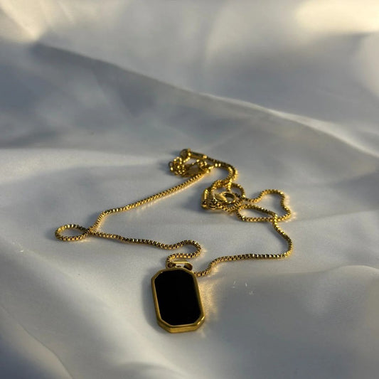 Midnight Obelisk Pendant