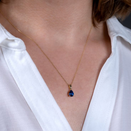 Azure Cascade Pendant